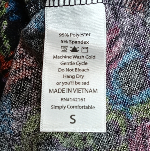 Lularoe Sarah Duster Cardigan Sz S - Picture 9 of 9